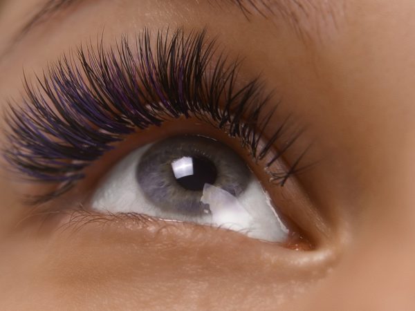 eyelash closeup